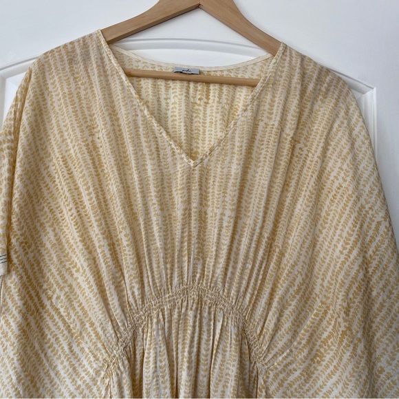 Joshi midi, block print caftan, size 0 - Picture 3 of 7